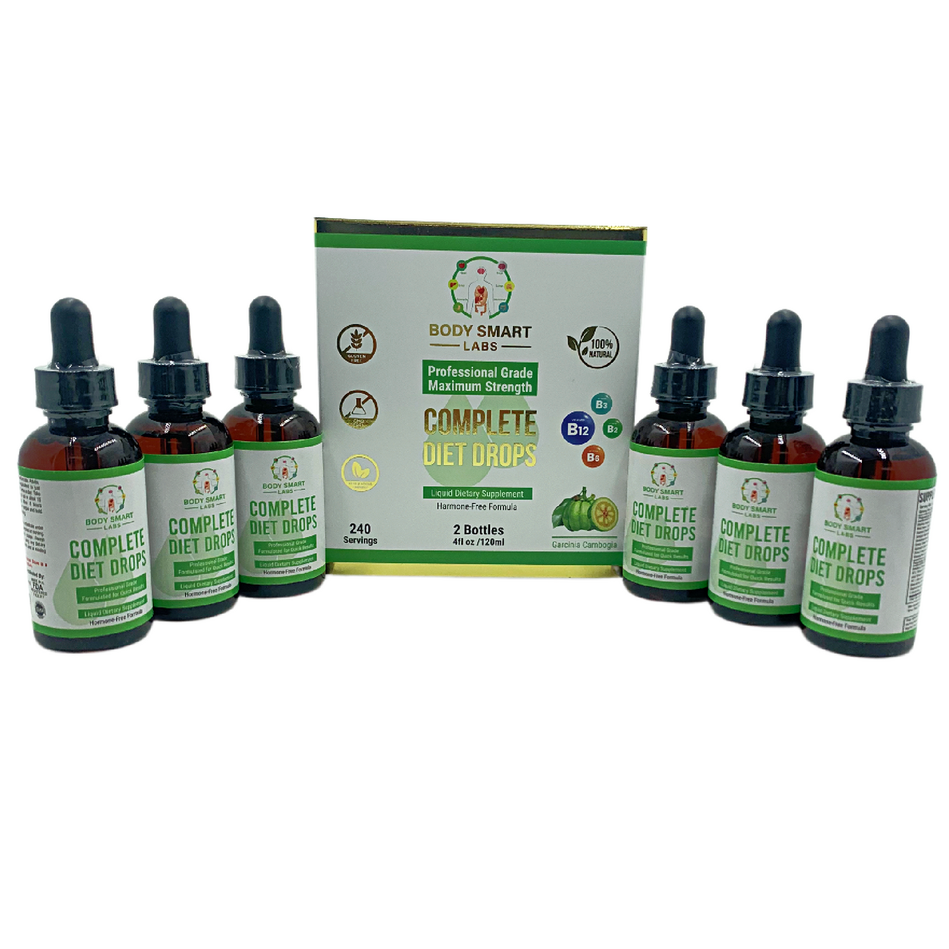 6 bottles = 2 oz ea.
