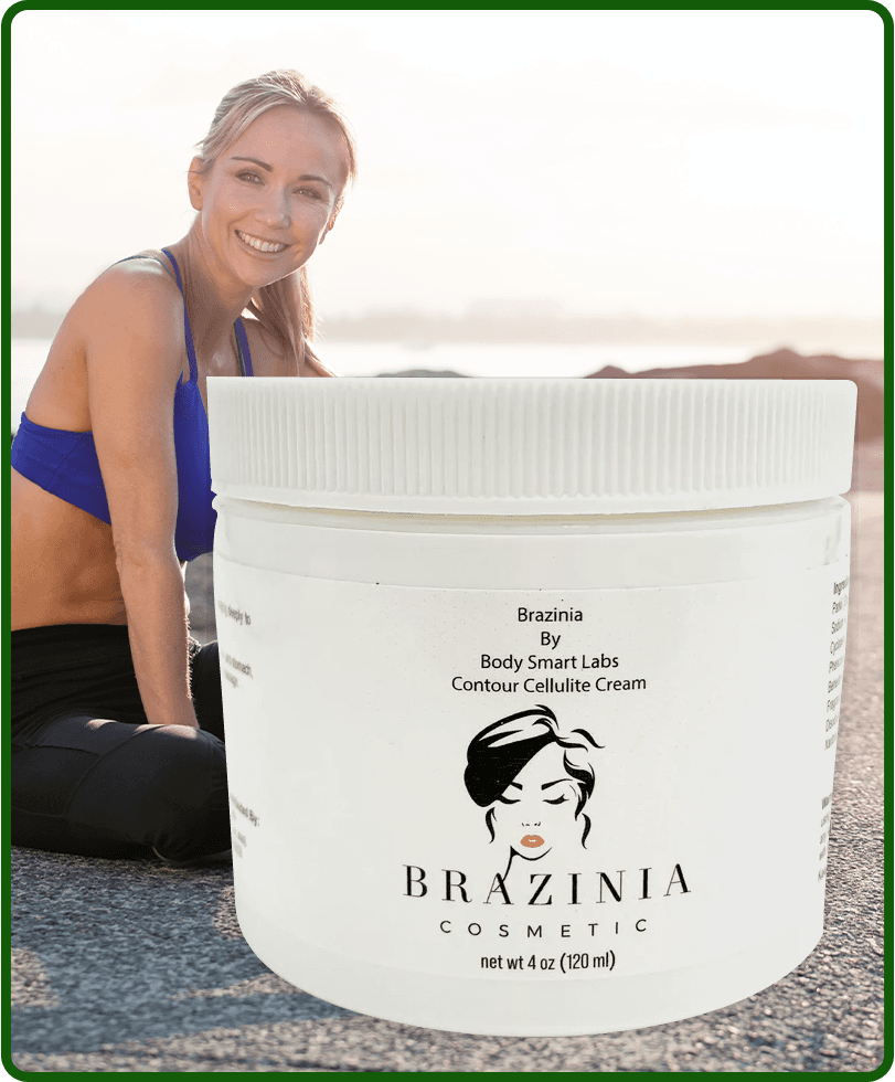 Brazinia Body Cellulite Contour Cream by Body Smart Labs 4 oz